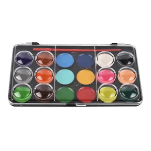 Ensemble de peinture à l'<span class=keywords><strong>aquarelle</strong></span> pour enfants avec pinceaux en plastique et papier, médium de peinture, capacité de 5 ml - Product Image 1