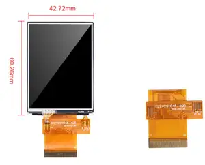 Taidacent 240*320 ST7789v 40 핀 SPI MCU RGB 2.4 "TFT LCD 디스플레이 2.4 인치 ST7789 터치 스크린