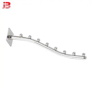 Thác nước 19mm ống hiển thị móc với hạt treo tường hiển thị móc - Product Image 1