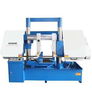 GH4240 horizontal double column metal cutting band saw with CE