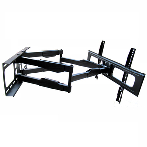 (NEW) 60kg 70" 65" 600x400 Retractable Heavy Duty <strong>Long</strong> <strong>Arm</strong> Lcd <strong>Tv</strong> Wall Mounts <strong>Bracket</strong> with Cable Cover Strong Full Motion - Product Image 1
