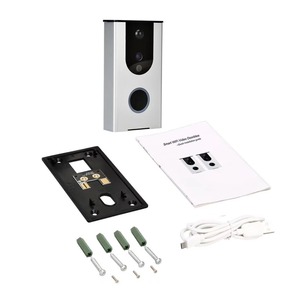Recargable batería Real video Intercom puerta teléfono video cámara inteligente timbre de la puerta con la visión nocturna - Product Image 5