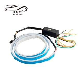 Feux arrière JHS à double couleur DRL, bande lumineuse LED pour coffre de voiture avec clignotant de frein et signal d'avertissement - Product Image 4