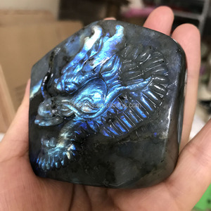 Personalizzato Intagliato A Mano <span class=keywords><strong>Labradorite</strong></span> Naturale Dragon Scultura Di <span class=keywords><strong>Cristallo</strong></span> Per La Decorazione - Product Image 4