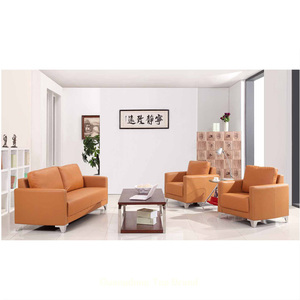 Truyền Thống Giá Rẻ Thiết Kế Đơn Giản 3 Chỗ Ngồi Văn Phòng Da Chờ Đợi Sofa - Product Image 4