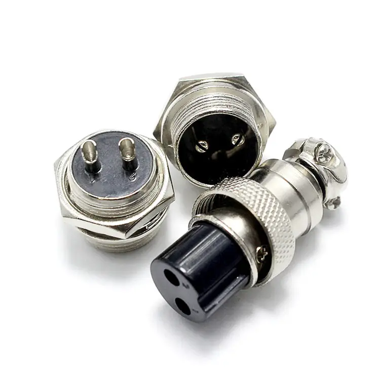 ONLYOA GX16 M16 2 pin circular connectors dc power plug