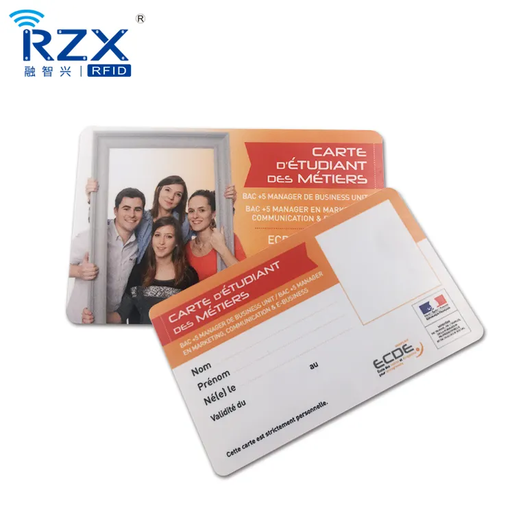 Factory Cheap Prices Digital Printing Plastic Photo ID Card design Students Employee Photo ID card