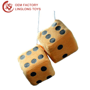 Ciondolo a Forma di Piramide con Due Dadi Bianchi, Peluche Viola Senza Imbottitura per Auto, Regalo per le Vacanze, Età 5-7 - Product Image 3