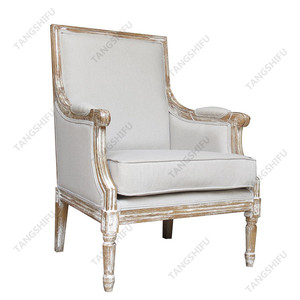 Français style loisirs royal classique exposés bois cadre beige chaise trône <span class=keywords><strong>roi</strong></span> - Product Image 2