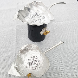 Wholesale 2021 Newest Multiple Style Leaves Metal <strong>Tin</strong> <strong>Tea</strong> Leaf Filter <strong>Tea</strong> Strainer <strong>Set</strong> Kung Fu <strong>Tea</strong> <strong>Set</strong> - Product Image 5