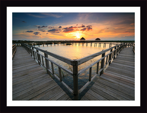 Modern manzara duvar tablosu tuval baskı Seaview yağı orta - Product Image 2