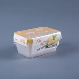 Высокое качество пластиковых пищевых containe с термоусадочной пакет