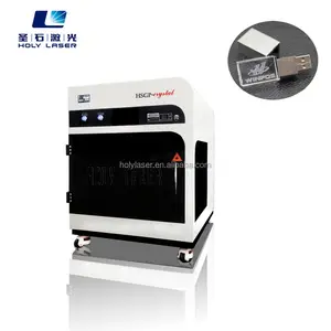 Macchina per incisione laser 2d a 3d stampante laser foto macchina, Macchine Incisione Incisore di vetro Crysta HSGP-4KB