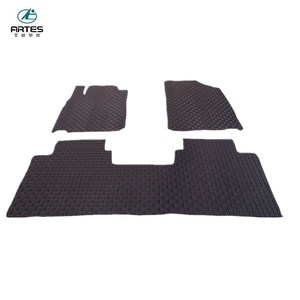 Ensemble complet 3 pièces trapo coupe libre pvc talon pad tapis de voiture - Product Image 4