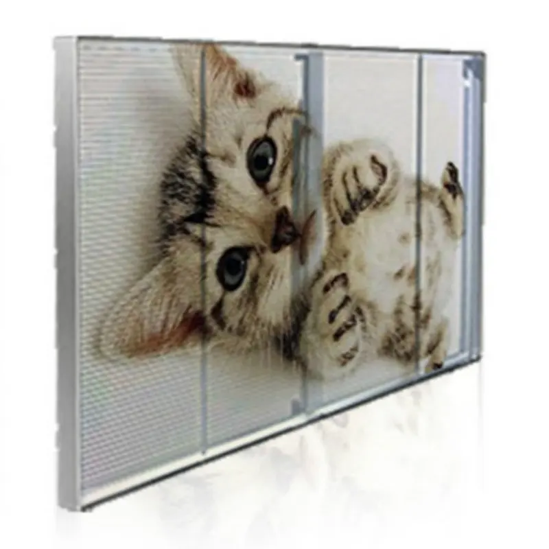 P3.91 Transparentes Glas-LED-Display, LED-Display Audio-Video Japan Dvd Gay AV,Bus-LED-Bildschirm