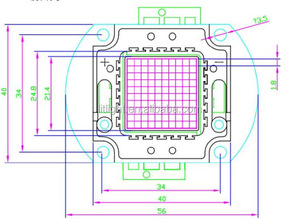 Taiwan Epileds 10W 20W 30W 40W 50 Watt 60W 70W 80W 90W <span class=keywords><strong>100W</strong></span> High Power Cob <span class=keywords><strong>Array</strong></span> 50 W 400nm 405nm <span class=keywords><strong>Uv</strong></span> <span class=keywords><strong>Led</strong></span> Chip Datasheet - Product Image 3