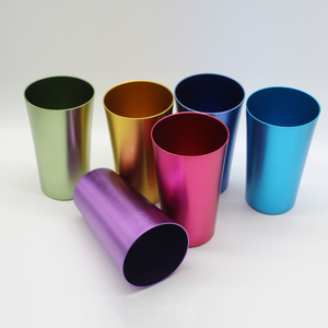 Tasses en aluminium de 16 oz, style rétro, tasses en aluminium colorées, lot de 6, multicolores, style <span class=keywords><strong>vintage</strong></span>, tasses en métal colorées, sans BPA - Product Image 5