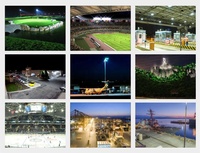 Projecteur de stade de football 1000000 lumens IP67 IP68 sans éblouissement 1000W 2000W 3000W 4000W 5000W Lumière de tour à haut mât IK10 antichoc