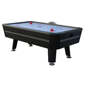 7 Foot heavy-duty Air Hockey Table with Scorer, Leg Levelers, and 4 Pucks and 2 Pushers