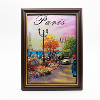 Porte-clés réfrigérateur, porte-clé OEM Paris, plateau magnétique, Mini boîte à pilules, ouvre-bouteille, Types de paires de Souvenir