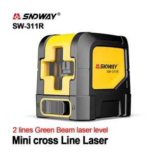 Máy San Bằng <span class=keywords><strong>Laser</strong></span> SNDWAY 2 Vạch, Máy San Bằng <span class=keywords><strong>Laser</strong></span> Cấp Độ Xanh Lá Cây Tự Đứng Ngang Đường Màu Đỏ - Product Image 2
