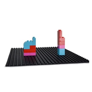 Silicone building block del gioco del bambino tappetino di gomma rosso strumento di bambini fai da te giocattolo del bambino - Product Image 4