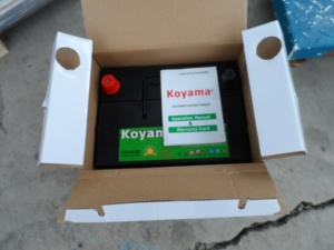 Batterie de voiture à démarrage automatique Calcium <span class=keywords><strong>Koyama</strong></span> 55D23L MF à décharge rapide 12V60AH - Product Image 4