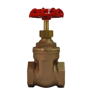 300PSI Full Port Non-rising Stem Screwed-in Bonnet Bronze Gate Valve for Non-Shock Cold Water, Oil or Gas