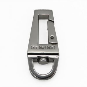 Silver Nickel Plate <span class=keywords><strong>Zinc</strong></span> <span class=keywords><strong>Alloy</strong></span> Square犬フック金属犬のフック - Product Image 4