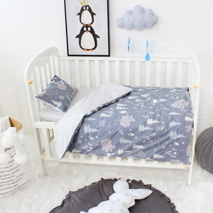 3 pièces 100% Coton bio Enfants <span class=keywords><strong>Lit</strong></span> Linge <span class=keywords><strong>De</strong></span> <span class=keywords><strong>Lit</strong></span> Pare-chocs Oreiller Couette Feuille <span class=keywords><strong>de</strong></span> Berceau Bébé Ensembles <span class=keywords><strong>De</strong></span> Literie - Product Image 5