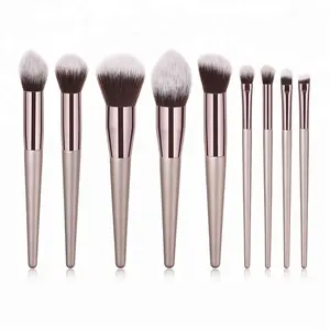 Fabriek Make-Up Borstels Premium Synthetische Foundation Poeder Oogschaduwen Cosmetische Make-Up 9 Stuks Borstel Set