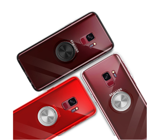 Transparente TPU caso para Samsung Galaxy S9 S8 Plus Nota 9 8 Simple coche suave anillo titular de la cubierta para Samsung s8 S9Plus - Product Image 3
