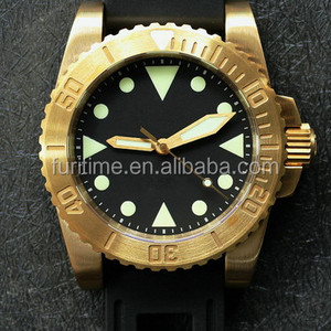 Gli uomini guardano classici orologi automatici Vintage personalizzati zaffiro impermeabile in ottone movimento meccanico - Product Image 1