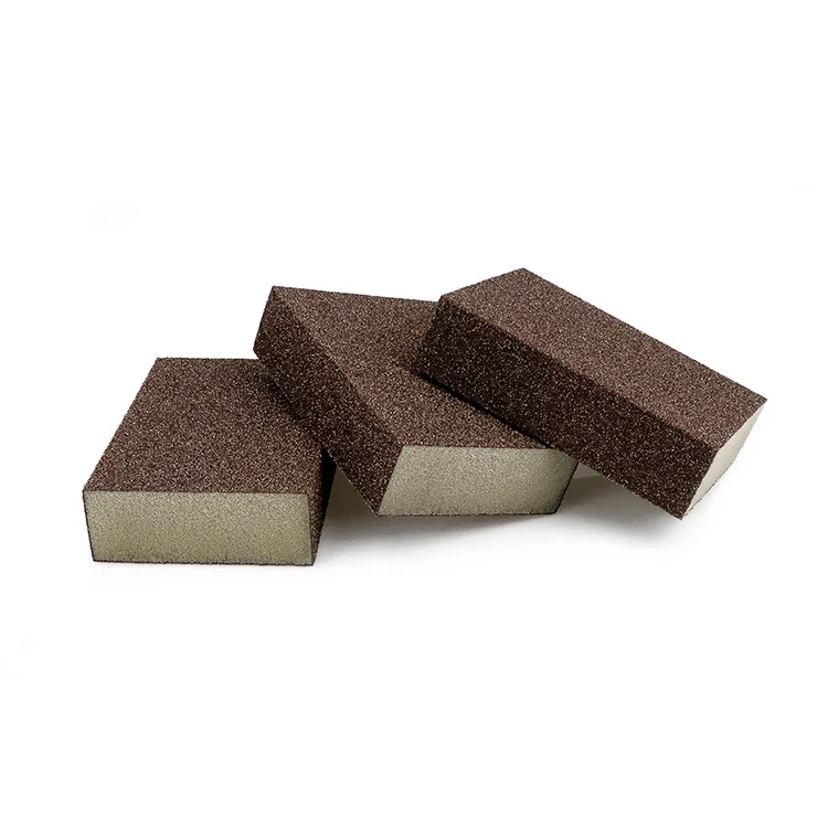 Sanding Block Manufacturer Aluminium Oxide Abrasive Emery Foam Automotive Flexible Hand Sponge Sanding Block