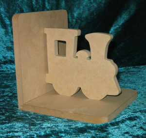 Organisateur de bureau créatif en forme de train en bois pour les amateurs de chambre d'enfant ou de train - Product Image 1