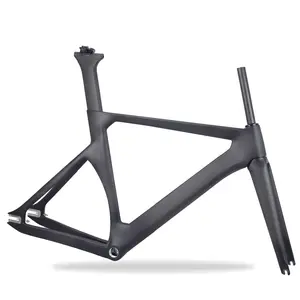 最畅销的固定齿轮廉价中国碳纤维轨道自行车框架 TR011