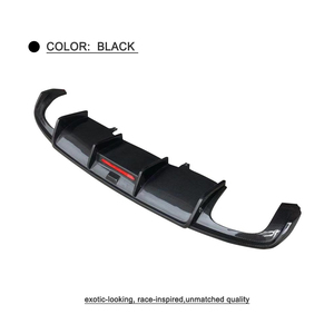 Lame de pare-choc arrière en Fiber de carbone, accessoire de voiture, <span class=keywords><strong>Audi</strong></span> <span class=keywords><strong>A4</strong></span> B9 <span class=keywords><strong>SLINE</strong></span> S4, 2017, 2018, <span class=keywords><strong>2019</strong></span> - Product Image 6