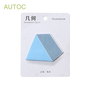 Venta caliente formas geométricas simples sticky memo pad - Product Image 1
