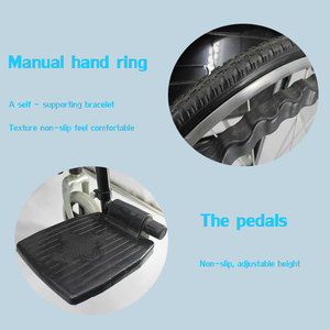 De servicio pesado bariátrica autopropulsadas con silla de ruedas con asistente de frenos