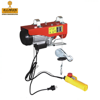 Pil ile çalışan 12 v mini çelik halatlı elektrik vinç vinç