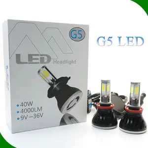 G5 80 W 8000LM Led 大灯灯泡 12 V 24 V 汽车 Canbus 内置 H7 H11 9006 9005 H10 h16 H4 Led 汽车大灯套件 6000 k 白色 LED