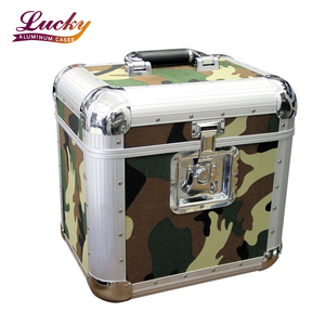 Ngụy trang Panel Aluminum Frame 12 '' 70 Vinyl Ghi Album Trường Hợp Chuyến Bay - Product Image 1