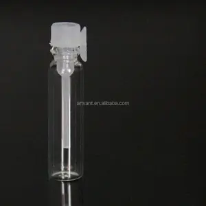 Mini Glass Perfume Small Sample Vials Perfume Bottle 1ml Empty Laboratory Liquid Fragrance Test Tube Trial Bottle