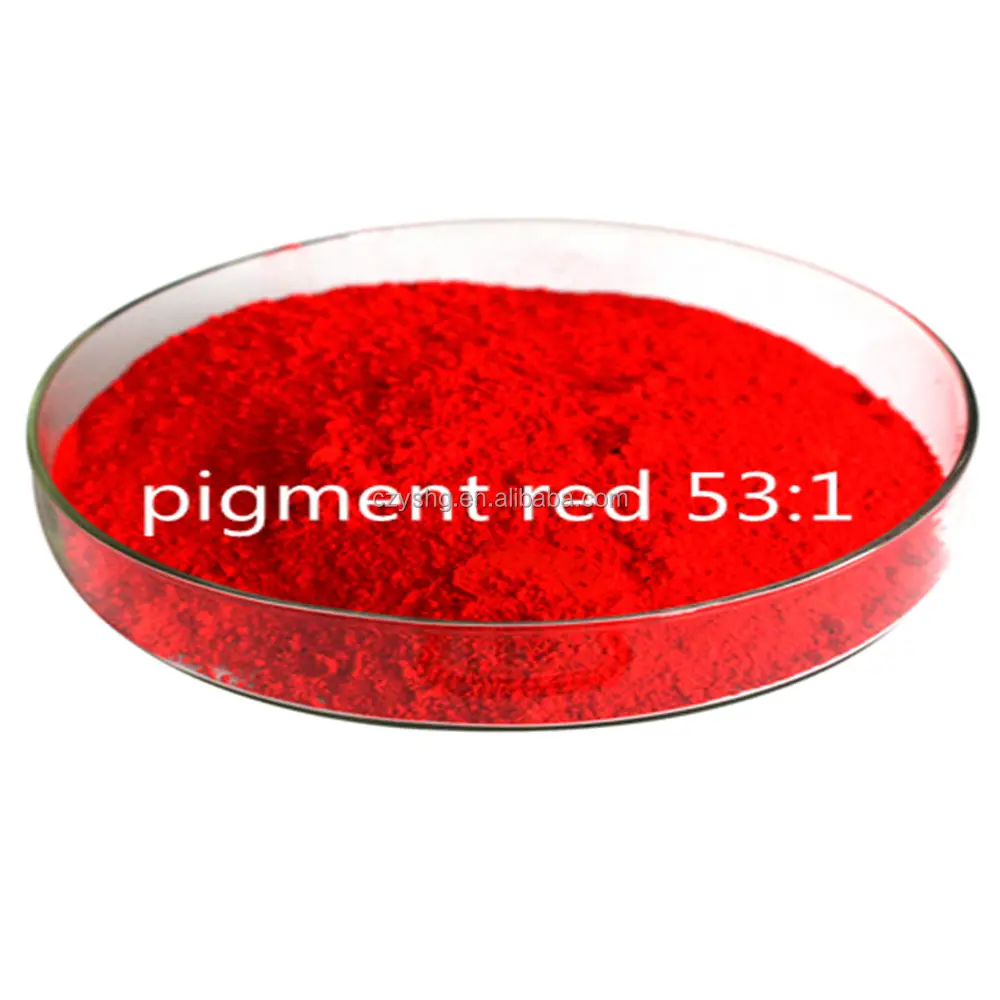 Boya pigment kırmızı 53: 1 pigment tozu için renkli pigment baryum tuzu (2:1)