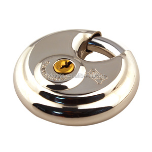 Candado de disco redondo de acero inoxidable, candado de disco de acero inoxidable, disponible - Product Image 1