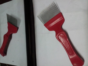 De acero inoxidable tenedor desoperculación / raspador miel con el alto qulity - Product Image 1