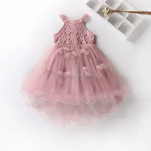 Hot selling girls puffy party dress tutu flower girl dress