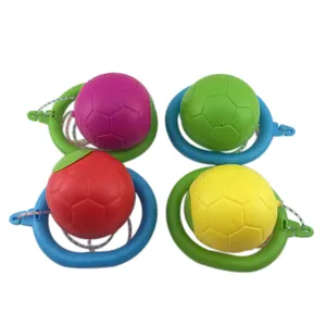 Balle de saut en plastique pour enfants, colorée, jouet de sport, pied