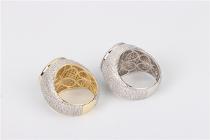 Anello Grande in <span class=keywords><strong>Argento</strong></span> 925 Stile Hip Hop per <span class=keywords><strong>Uomo</strong></span>, Vendita all'Ingrosso - Product Image 3