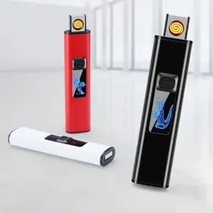 DEBANG 저렴한 슬림 USB 라이터, 방풍 usb 라이터 광고 도매 맞춤형 로고